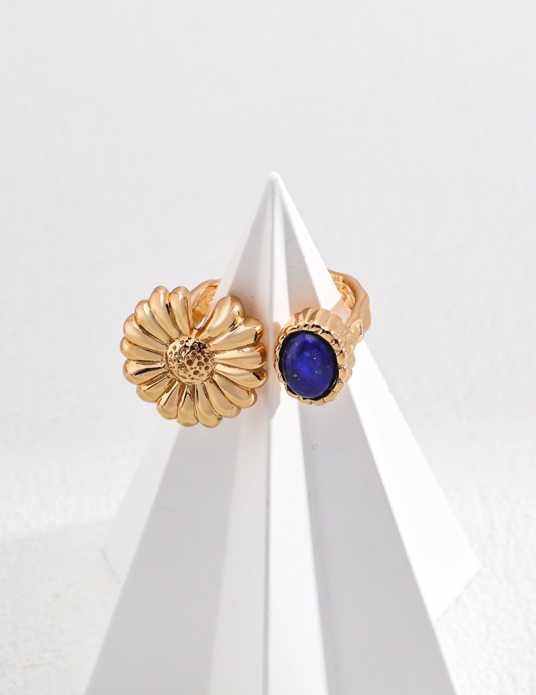 Lapis Lazuli ring in Gold - Plated Silver by ronny