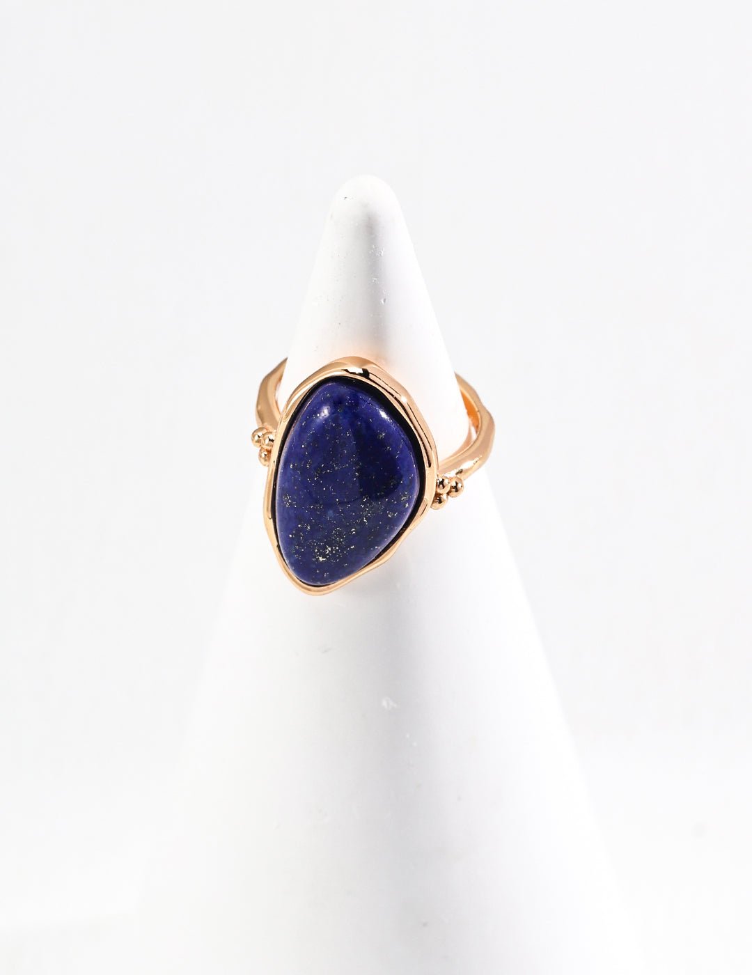 Lapis Lazuli rings on Gold - Plated Silver by ronny