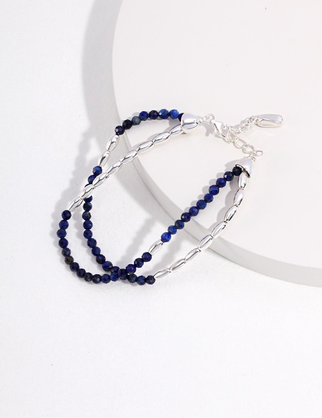 Lapis Lazuli Bracelet with Pure Silver by ronny