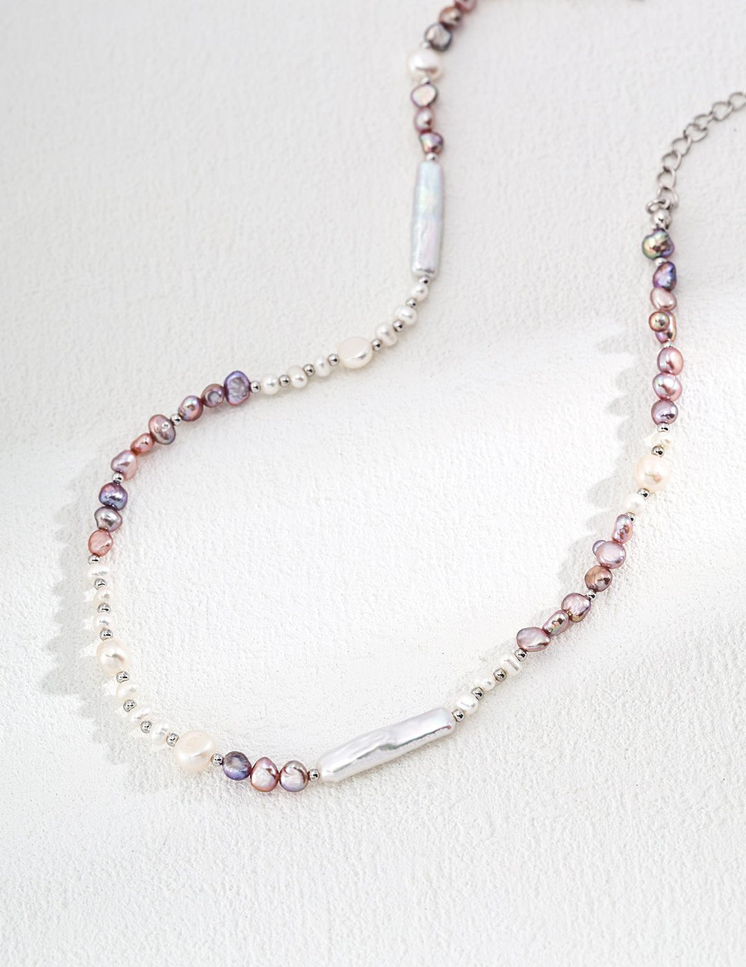 Natural Pearl Necklaces with Silver by ronny