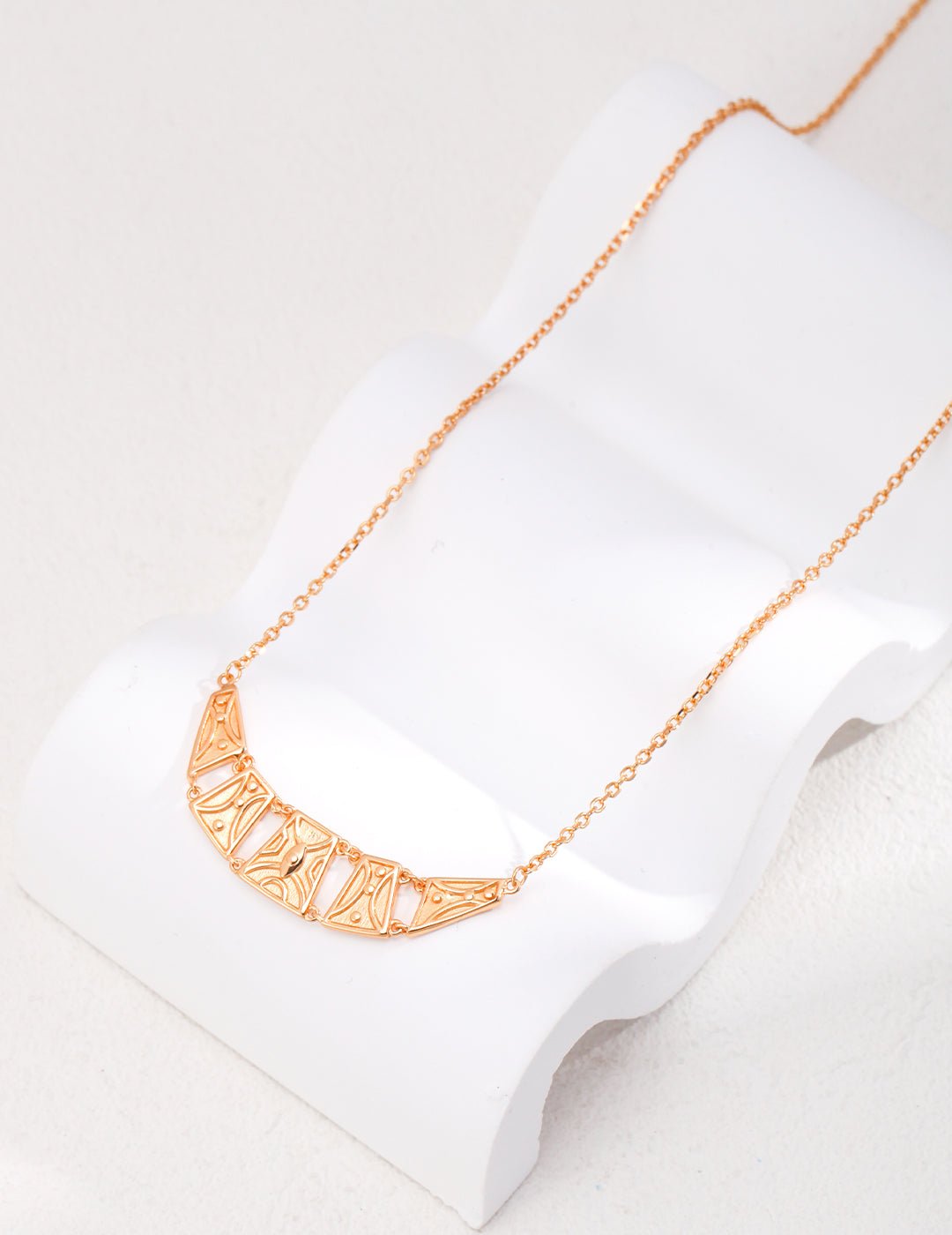 Gold - Plated Silver Necklace by ronny