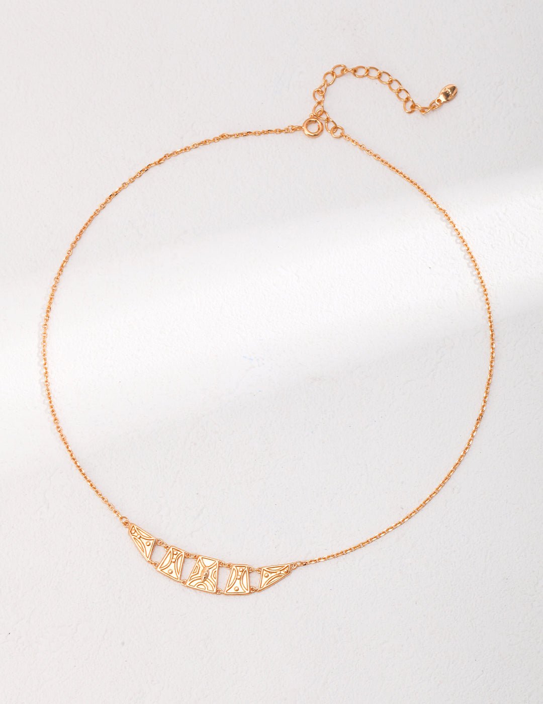 Gold - Plated Silver Necklace by ronny