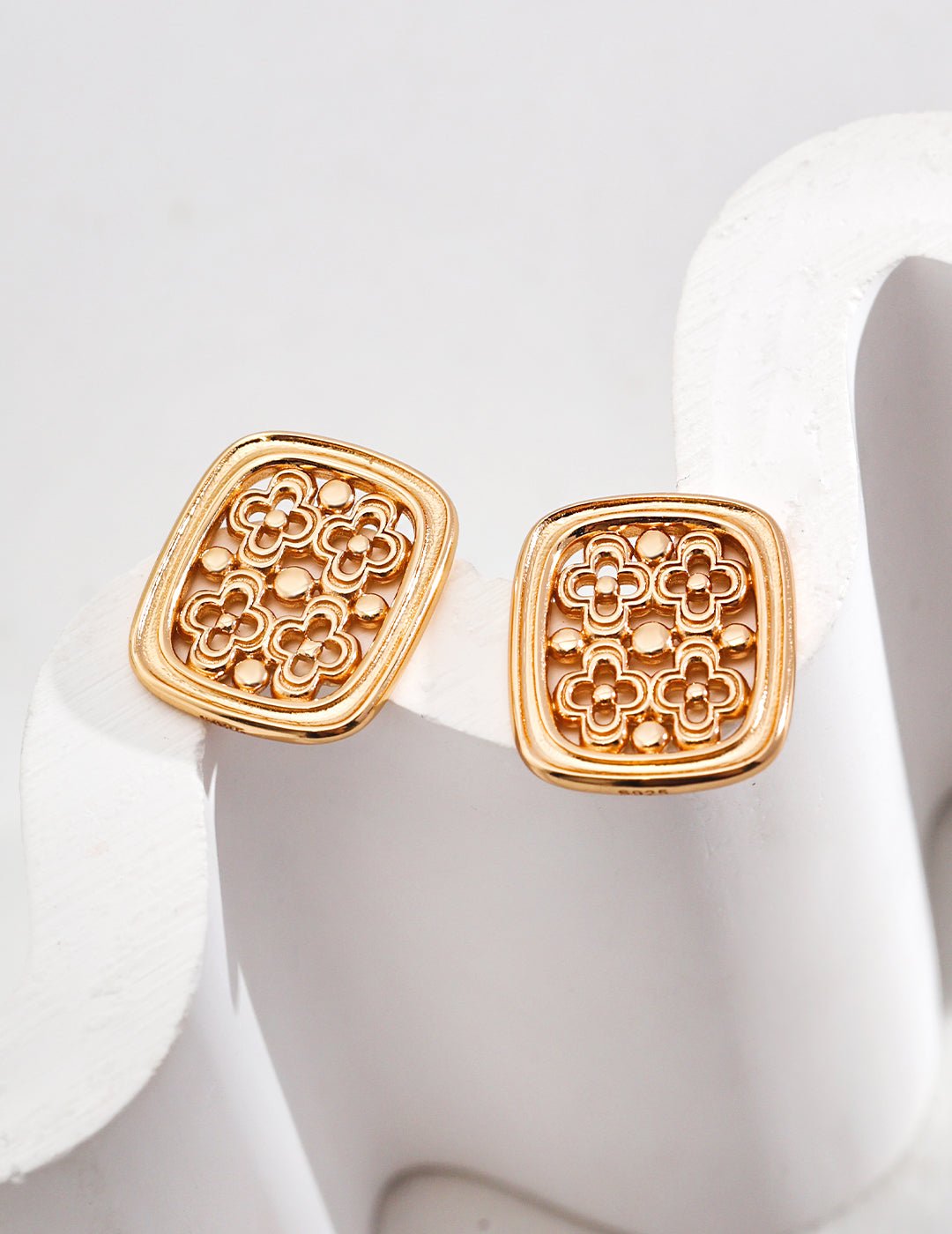 Gold - Plated Silver Studs by ronny