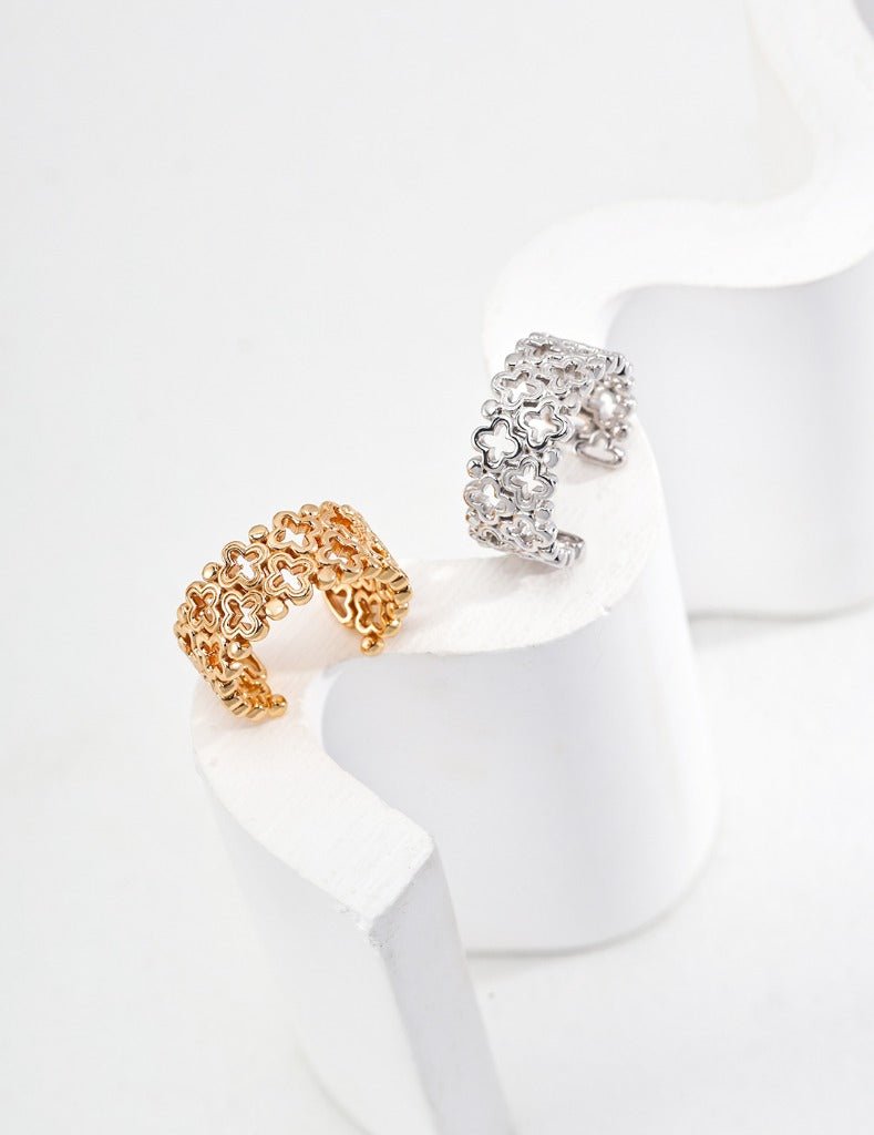 Gold - Plated Silver Rings by ronny